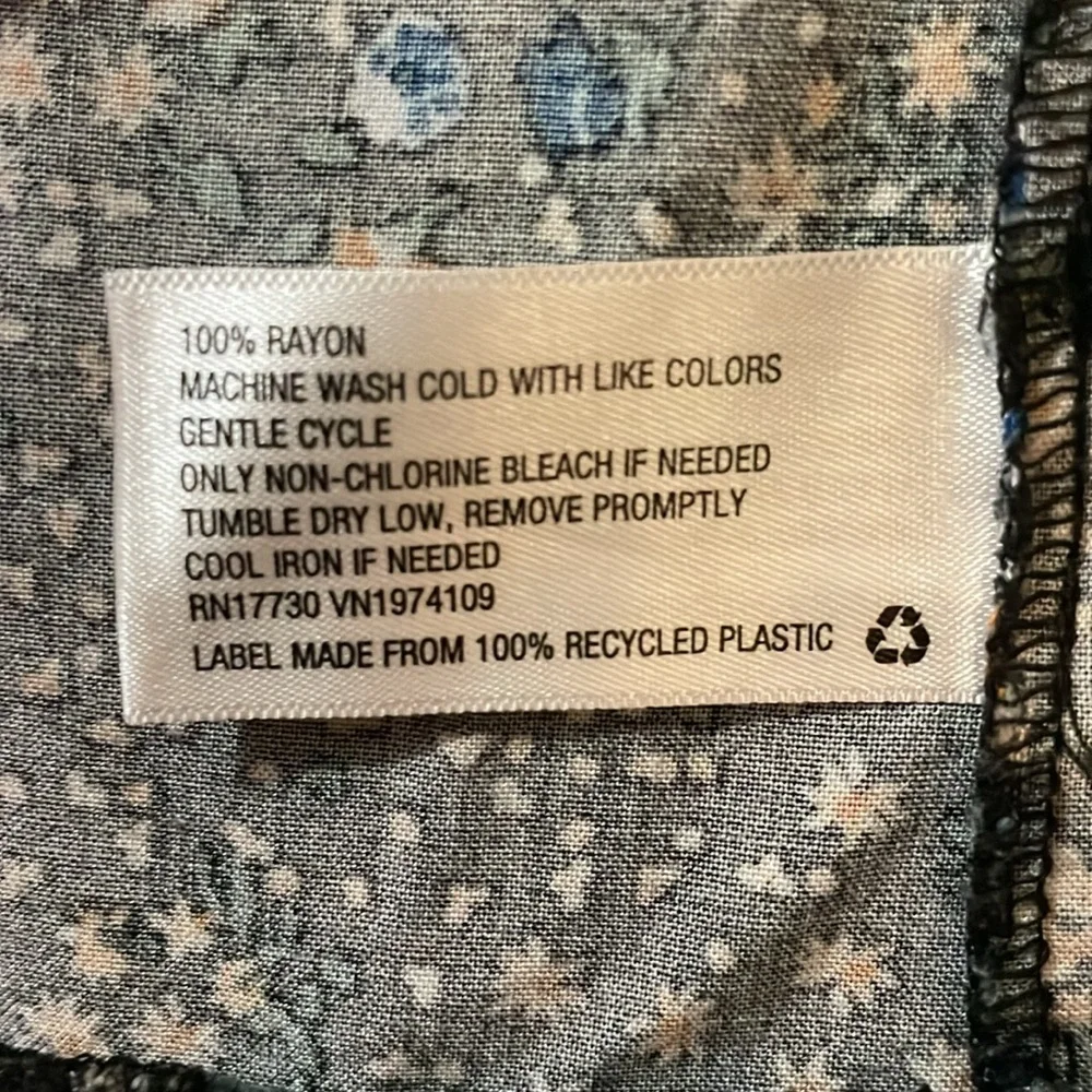 Wild fable dress black floral - Picture 4 of 5